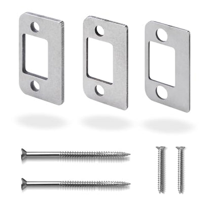 Door Strike Shim Plates, Standard Size Spacer, Stainless Steel - color: Silver