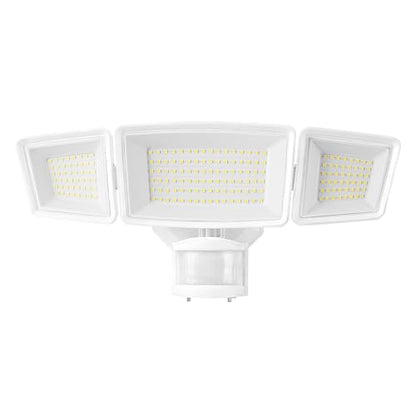Sylvania 23W Security LED Light with Motion Sensor, Hardwired, 3500 LMS, Wet Rated, 5000K, Daylight - 1 Pack (67425) - color: White, style: 23W Motion Sensor