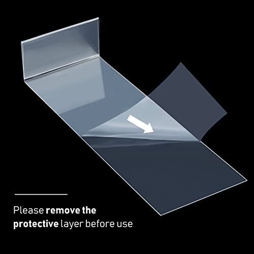 Containlol 15 Pcs Clear Plastic Shelf Label Holders, 3 x 1.6 Inch - size: 3 x 1.6 Inch