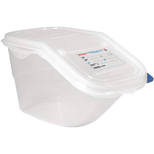 Araven Ingredient Bin, Storage Container for Large Quantity Ingredients, Use in Commercial or Home Kitchen, 1.8 Gallons, 1 Count, White