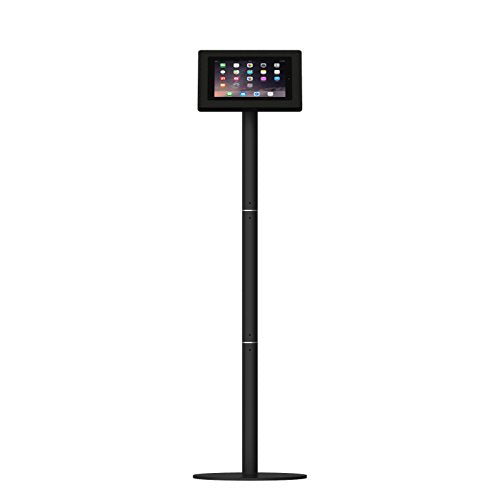 VidaMount Black Enclosure and Floor Stand [Bundle] Compatible with iPad 2/3/4 - color: Black, size: iPad 2/3/4