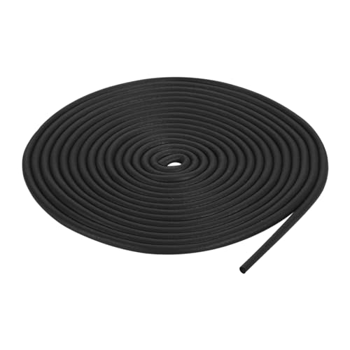 uxcell Foam Rubber Weather Seal Strip, 2mm(5/64") Diameter 3 Meters (9.84Ft) Long Round EPDM Rubber for DIY Gasket, Warehouse, Pads, Foam Tubing, Crafts - size: 2mmx3m