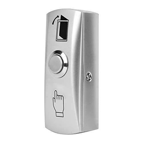 Dioche Door Exit Push Release Button Switch for Access Control, Door Access Control System Exit Button Door Push Release Switch (AD-01A)