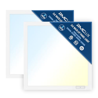 2x2 LED Drop Ceiling Light Panel,6000LM Sensor-Ready,ETL 2 Pack - size: 2x2-2Pack