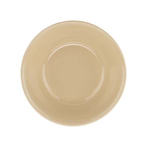 GET 16 oz Beige Supermel Round Melamine Cereal Bowl (Set of 12) - color: Teal, size: 24 Ounces, style: Set of 12