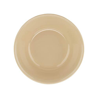 GET 16 oz Beige Supermel Round Melamine Cereal Bowl (Set of 12) - color: Teal, size: 24 Ounces, style: Set of 12