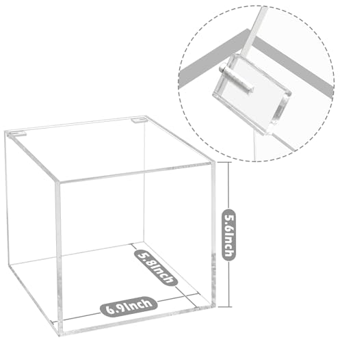 Face Towel Disposable Holder Container Acrylic Facial Towels Box Clear - color: Clear