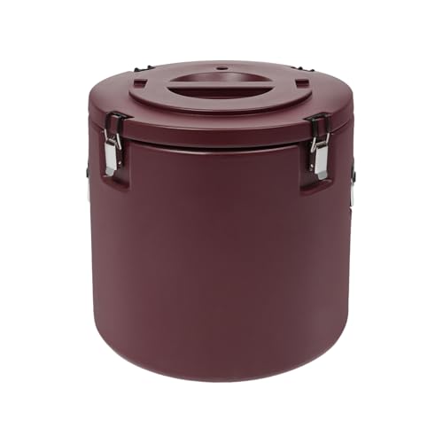 DYNAMI 13Gal/52Qt Insulated Food Container,Hot Soup Transport Container - color: Brown, size: 13 Gal