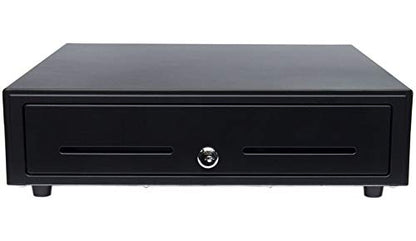 Star Micronics CD3-1313 4 Bill / 5 Coin Value Series Mini Cash Drawer with 2 Media Slots and Included Cable (13" x 13") - Black - color: Black