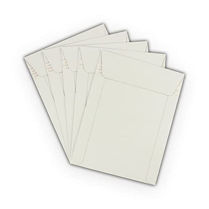 10 EcoSwift 12.75 x 15 Rigid Photo Mailers Keep Flats White Cardboard Self Seal Envelopes 12.75x15 - size: One Size