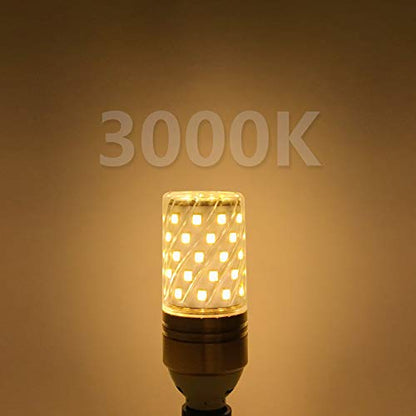 E14 12W LED Candle Light Bulbs, AC85-265V,E14 Base,3000K Warm White,120w Halogen Light Equivalent Candelabra LED Bulbs for Chandelier Home Lighting,Pack of 8 - size: 4 Count (Pack of 2)