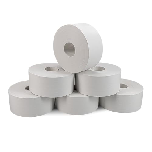IDL Packaging 2.83" x 450' Water-Activated Kraft Gummed Tape, 30lb (6-Pack) - color: White, 30 lbs