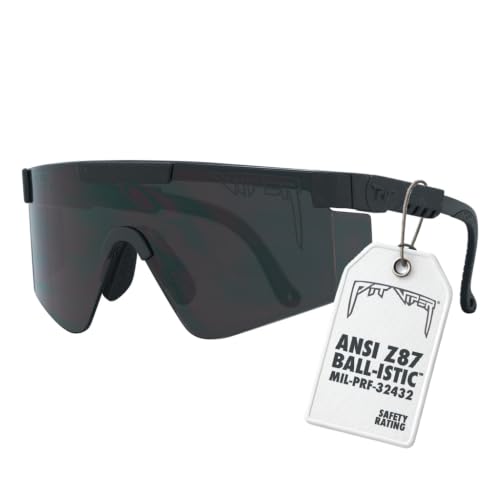 Pit Viper OG 2.0 Ballistic Shooting Glasses | MIL-SPEC Z87+ - color: Black, size: Wide