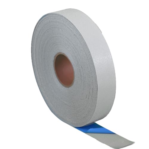 Reflective Pavement Marking Tape, Slip-Resistant & Durable. Heavy-Duty Rubber Base for Outdoors. Ideal for Driveways, Walkways & Parking Areas (White, 2 Inch X 148 Feet) - color: White, size: 2 Inch X 148 Feet
