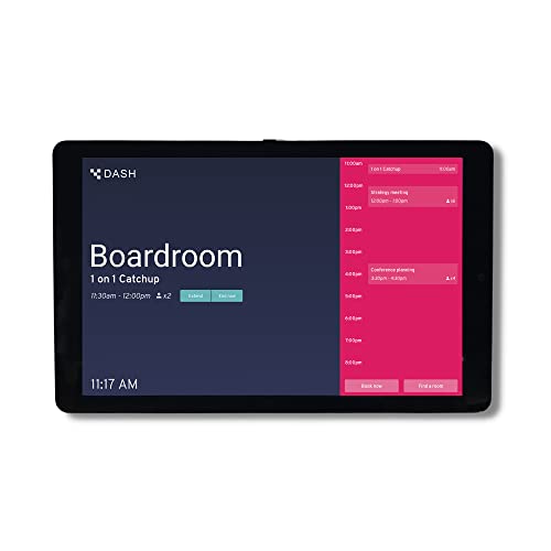 PoE Texas 8-Inch Touchscreen PoE Meeting Room Scheduler Tablet - size: 8" Touchscreen