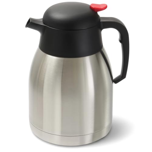 Winco 1.5 L Stainless Steel Carafe - size: 50.7 Ounces