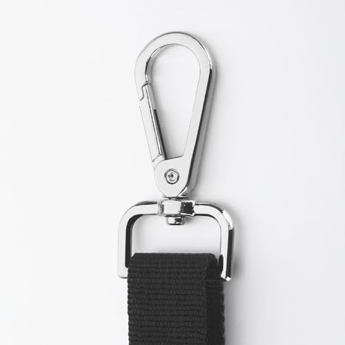 20 Pcs Metal D Ring Swivel Lobster Claw Clasp Snap Hooks Purse Hardware - color: Silver, size: 1/2 Inch