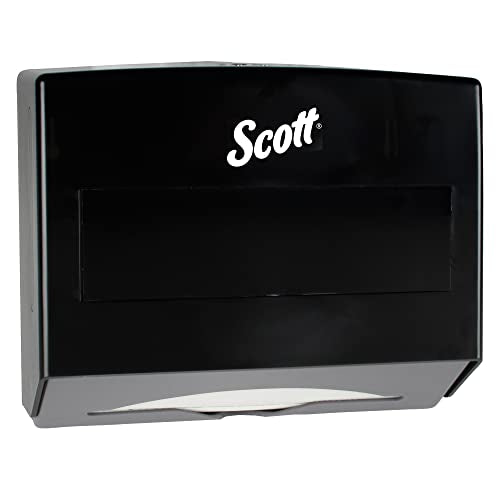 Scott Professional Scottfold Folded Paper Towel Dispenser, Black (09215)