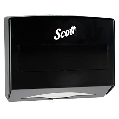 Scott Professional Scottfold Folded Paper Towel Dispenser, Black (09215)