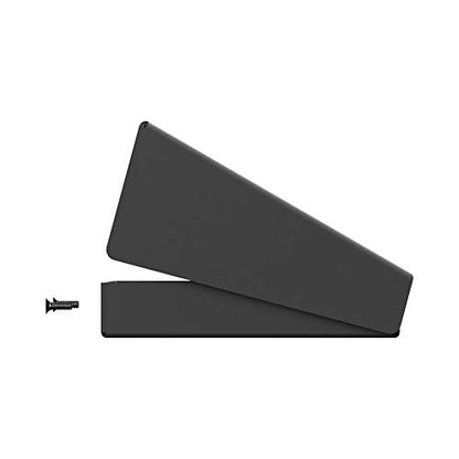 VidaMount Black Enclosure and Fixed Tilted 15° Desk/Surface Mount [Bundle] Compatible with iPad 2/3/4 - color: Black, size: iPad 2/3/4