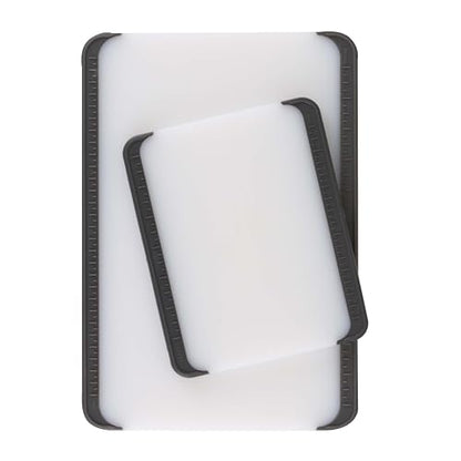 Dexas Non-Slip Cutting Boards with Non-Slip Measuring Guides, 2-Pack. Set includes Boards that measure 13"x 9" and 8"x 6.5" - size: 13"L x 9"W