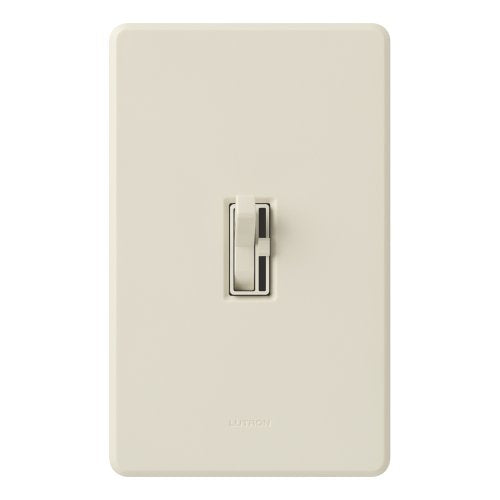 Lutron Toggler 1000-Watt Single-Pole Incandescent Dimmer Switch, AY-10P-LA, Light Almond - color: Light Almond