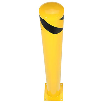 Kojem (4Pcs) 42 inch Steel Safety Bollard Parking Barrier Post Safety - size: 4 Pcs