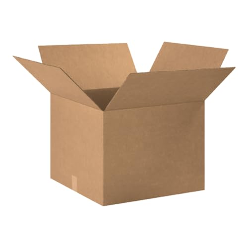 BOX USA Large Moving Boxes 20"L x 20"W x 15"H 12-Pack - Corrugated Cardboard Box for Shipping, Mailing, Packing, Packaging and Storage - size: 20x20x15" Large 12-Pk