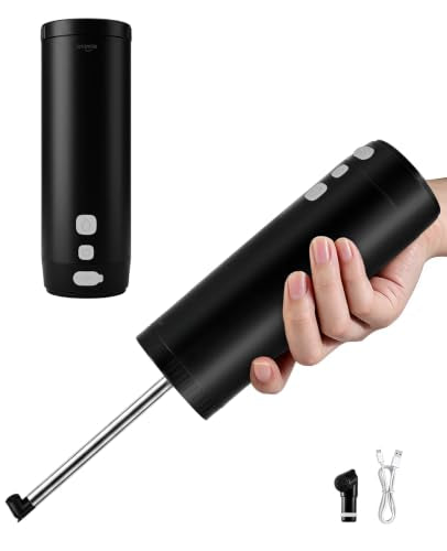 Umimile Electric Portable Bidet with Built-In Water Tank, Stainless Steel Wand, Adjustable Pressure (Black)