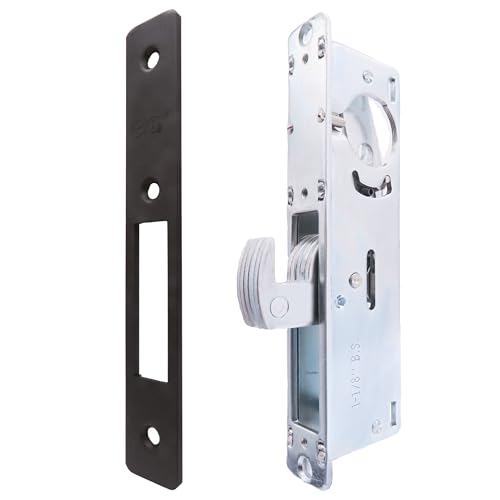 elox Storefront Narrow Stile Mortise Door Lock Hookbolt, 1/-1/8" Backset, w/Bronze Duronodic Finish faceplate - color: DU