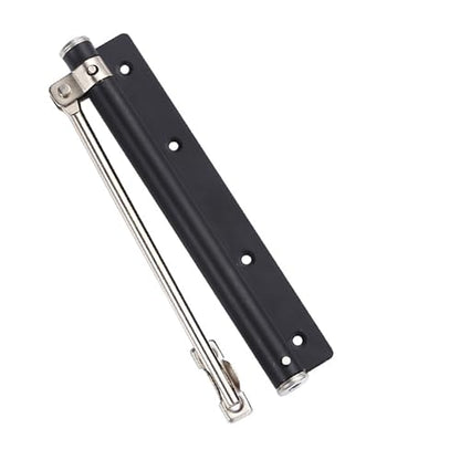 Automatic Door Closer, Adjustable Force and Speed, 120 lb, Black - color: Matte Black
