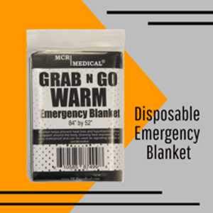Emergency Silver Mylar Blankets, 200-Pack | MCR Medical