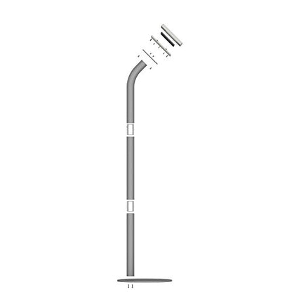 VidaMount Light Grey Enclosure and Floor Stand [Bundle] Compatible with Samsung Galaxy Tab A 7.0 - color: Light Grey, size: Galaxy Tab A 7.0
