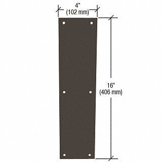 CRL Oil Rubbed Bronze Push Plates M60410B