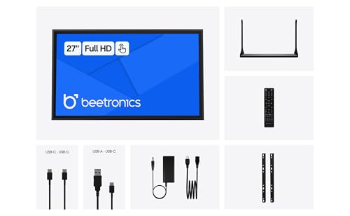 Beetronics 27 Inch Touchscreen Monitor | Full HD 1080p | 27TS7M/U1 - size: 27 Inch