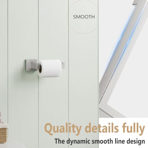 KOKOSIRI Toilet Paper Roll Holder Brushed Nickel Toilet Paper Holder Stainless Steel for Kitchen Bathroom Dispenser Wall Mounted, 2 Pack, B2003BR-P2 - color: Brushed Nickel, size: Without Shelf(2 Pack)