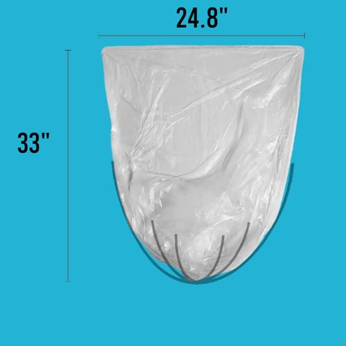 BEIDOU-PAC Trash Bags 13 Gallon, 250 Count Bulk, Clear Plastic Recycling Garbage Bags, Multi-purpose Tall Kitchen Trash Bags Can Liners for Business Home Commercial and Industrial - style: 13 Gallon |250 Count