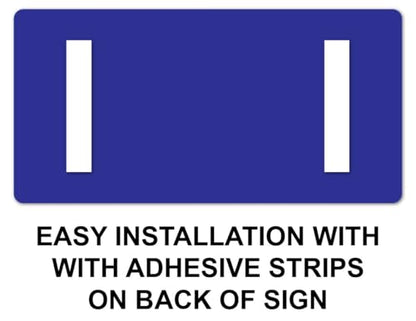 ADA Compliant Tactile Exit Sign (3" X 6" Red/White) - color: Red/White