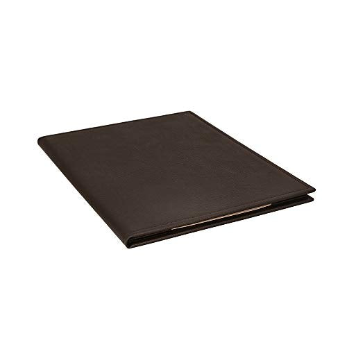 Menu Covers Made of Premium Faux Leather (10-Pack) - 8.5" X 11" - 2 Views - Brown - color: Brown, size: 2 Views