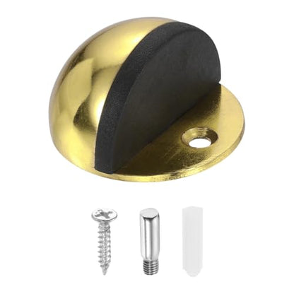 uxcell Low Dome Floor Door Stop, 45mm Dia. Stainless Steel Door Stopper - color: Gold