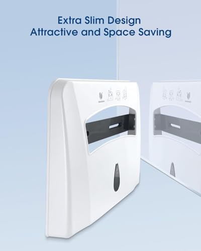 Toilet Seat Cover Dispenser, White, 2-Pcs