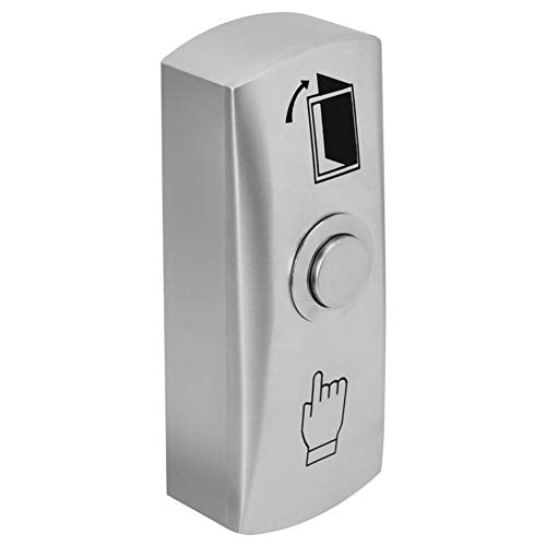 Dioche Door Exit Push Release Button Switch for Access Control, Door Access Control System Exit Button Door Push Release Switch (AD-01A)