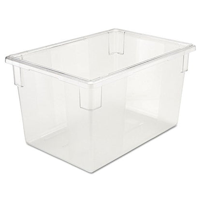 Rubbermaid Commercial 3301 CLE 26" Length x 18" Width x 15" Depth, 21-1/2 gallon Clear PolyCarbonate Food/Tote Box