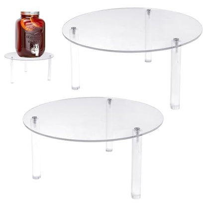 Tfwadmx 2 Pcs Drink Dispenser Stand, Beverage Dispensers Stand Acrylic Holder for Beverage Dispenser Drink Dispenser Stand Only Fit Max 7.8 Inch Diameter - size: 2 PCS