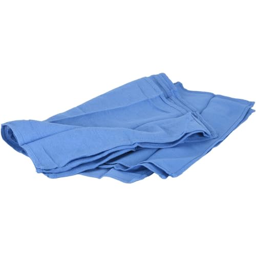 PRO SOURCE 5 Lb Box Virgin Surgical Lint-Free Blue Cotton Huck Towels: 16" x 25" - size: 5 lb