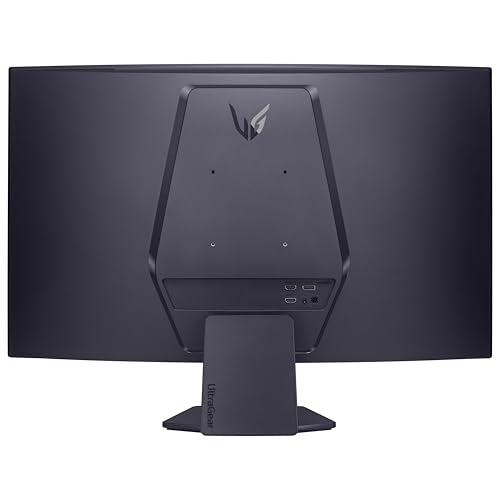 LG 32GS60QC-B Ultragear 32-inch Curved Gaming Monitor QHD (2560x1440) 180Hz 1ms 1000R AMD FreeSync HDR10 HDMIx2 DisplayPort Borderless Design Black Stabilizer DAS Crosshair FPS Counter - Black - size: 32 inch, style: 180Hz