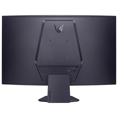 LG 32GS60QC-B Ultragear 32-inch Curved Gaming Monitor QHD (2560x1440) 180Hz 1ms 1000R AMD FreeSync HDR10 HDMIx2 DisplayPort Borderless Design Black Stabilizer DAS Crosshair FPS Counter - Black - size: 32 inch, style: 180Hz