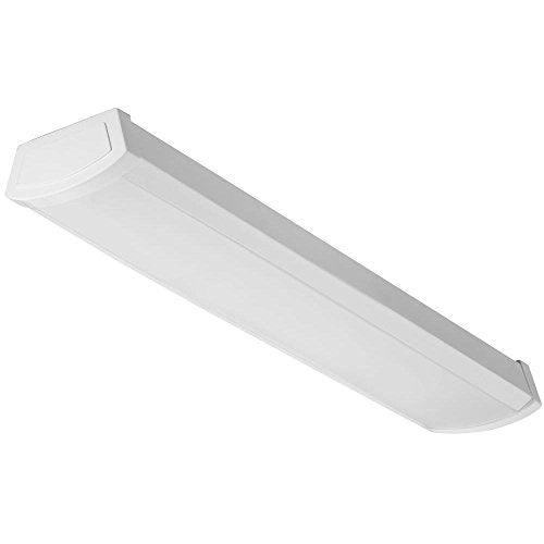 Lithonia Lighting 2' Low-Profile LED Wraparound Light Fixture, 3000K, 120V - color: 3000K Warm White, size: 24 inches, style: 120V