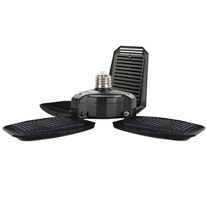 GT-Lite 15,000 Lumen LED Adjustable 4 Panel Bulb, Uses Only 140W - color: Black 15,000 Lumen