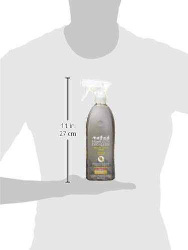 Method Heavy Duty Degreaser, Lemongrass Scent, Oven Cleaner & Stove Top Cleaner, 28 Oz Spray Bottle,(Packaging may vary) (Pack of 2) - size: 28 Fl Oz (Pack of 2)